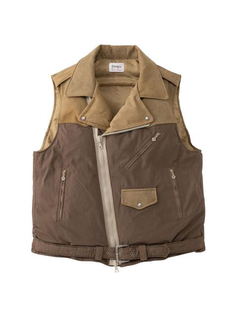 visvim STRABLER DOWN VEST BROWN