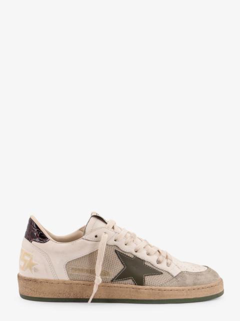 Golden Goose Deluxe Brand Men Ball Star Double Quarter Low-Top Leather Sneakers With Used Effect