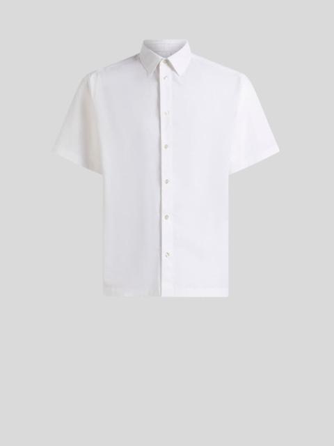 Etro STRETCH COTTON SHIRT WITH OCTOPUS