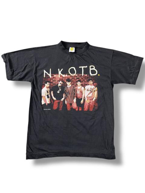 Other Designers Band Tees × Vintage - Vintage 1990s New Kids On The Block Single Stitch TShirt