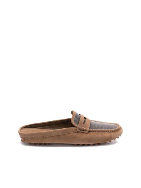 suede mules