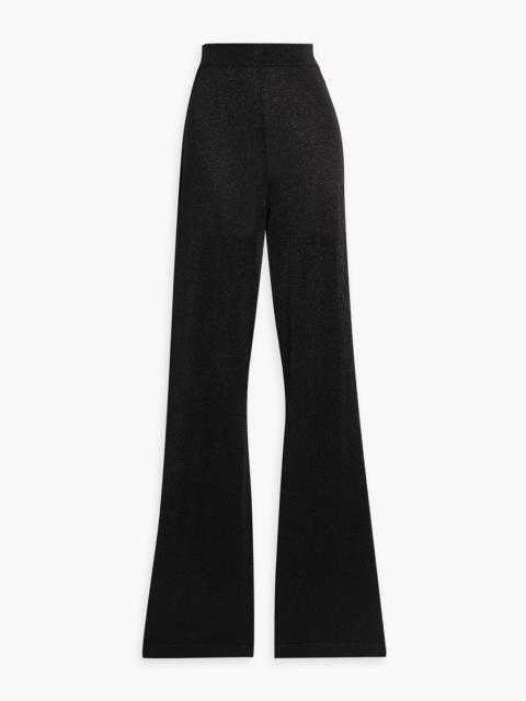 Missoni Metallic knitted flared pants