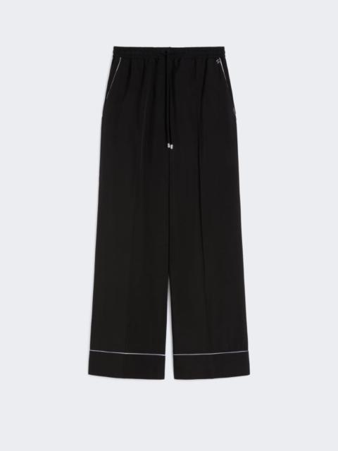Sportmax Satin joggers - black