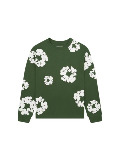 DENIM TEARS Denim Tears Long Sleeve Cotton Wreath T-shirt Green