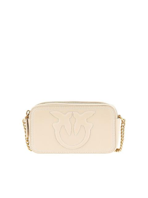 PINKO GRAINED LEATHER 'CARRIE' CAMERA BAG