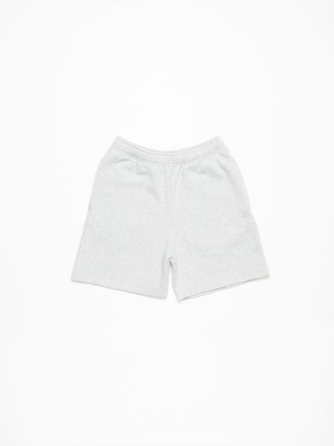 Acne Studios Cotton shorts - Pale Grey Melange