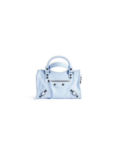 BALENCIAGA Women's Le City Bag Mini in Cloudy Blue