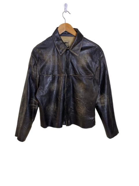 Other Designers Japanese Brand - Vintage Yoshiku Konishi Leather Jacket