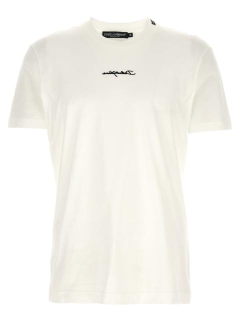 Dolce & Gabbana Dolce & Gabbana Men Logo Patch T-Shirt