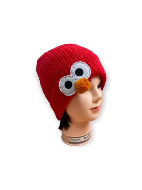 Other Designers Vintage - Elmo Beanie Hat Sesame Street Snow Cap B2