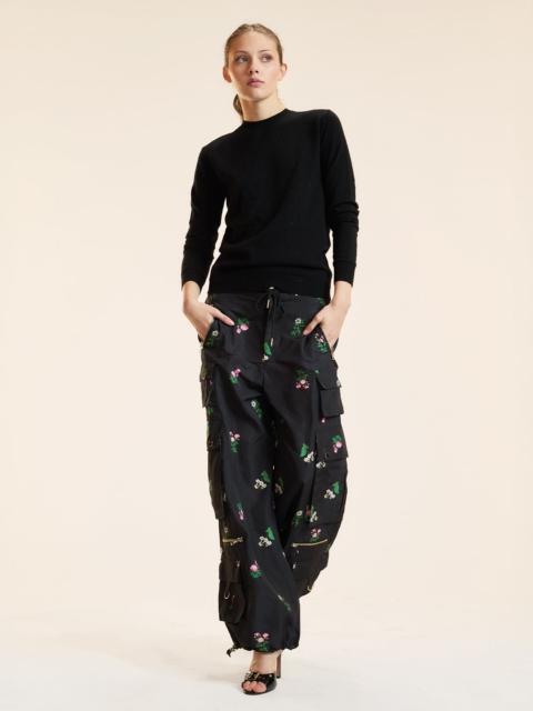 CYNTHIA ROWLEY Bouquet Printed Cargo Pants