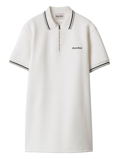 Miu Miu Miu Miu Women Cotton Short Polo Dress