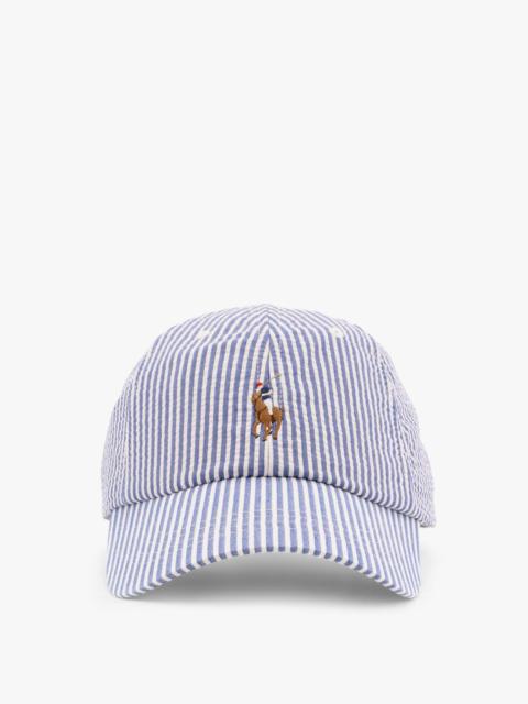 Polo Ralph Lauren Polo Ralph Lauren Striped Cotton Blend Baseball Hat
