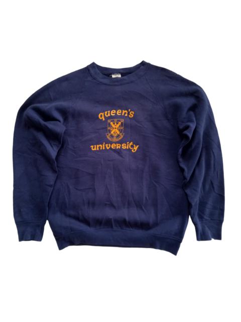 Vintage 80s-90s Queen's University Raglan Sweatshirt