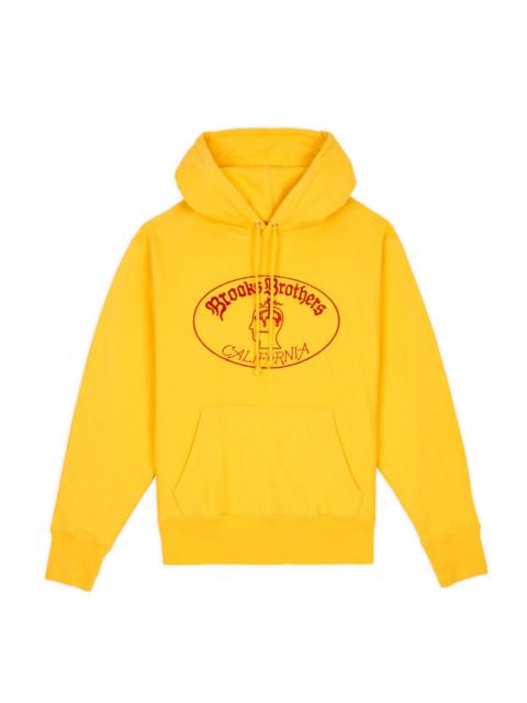 BRAIN DEAD Brooks Brothers California Logo Hoodie - Yellow