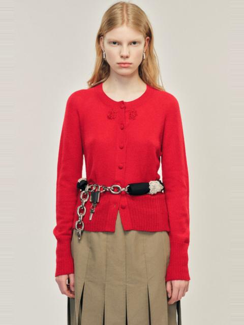 Simone Rocha Embellished Cashmere Cardigan