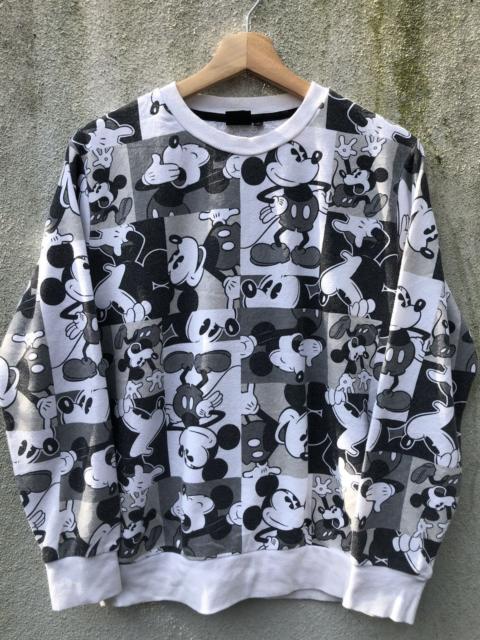Other Designers Disney × Mickey Mouse × Vintage - Disney Mickey Mouse Sweatshirt Fullprint