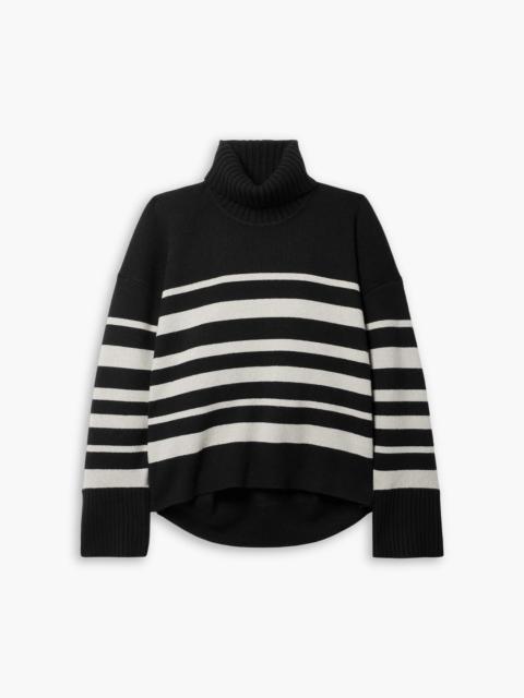 Proenza Schouler Striped wool-blend turtleneck sweater