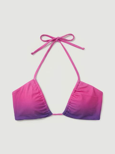 KAREN MILLEN Ombre Tie Side Bikini Top