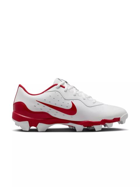 Nike Alpha Huarache 4 Keystone "White/University Red/Pure Platinum" Men's Baseball Cleat