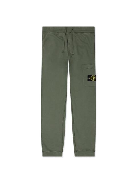 Stone Island STONE ISLAND FLEECE PANTS 64520 - SAGE GREEN