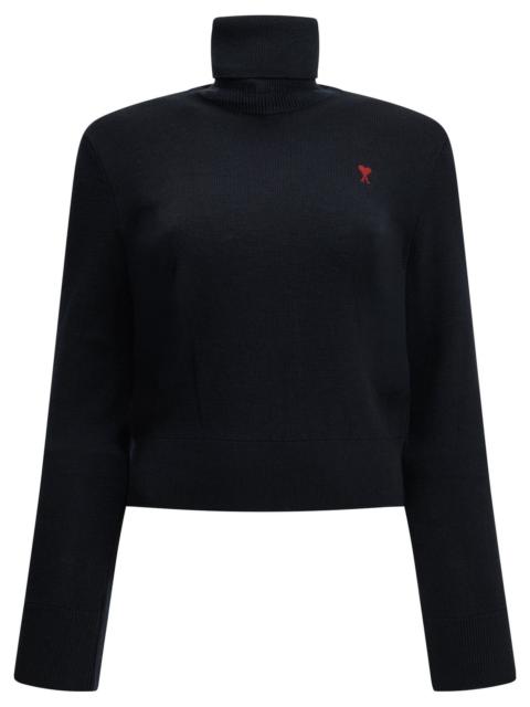 AMI Paris Ami Paris "Ami de Coeur" Turtleneck Sweater