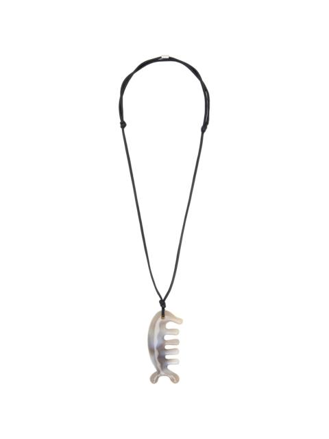 Lemaire Agate Gua Sha Begula Necklace
