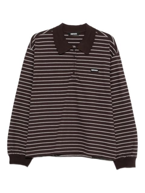 ROTATE long-sleeve polo shirt