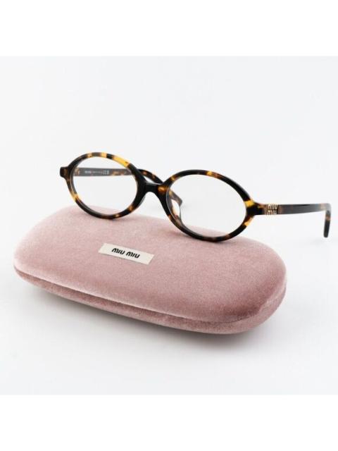 Miu Miu NEW Miu Miu MU04ZSF VAU08N REGARD Honey Havana Clear Unisex Sunglasses 0MU 04ZSF