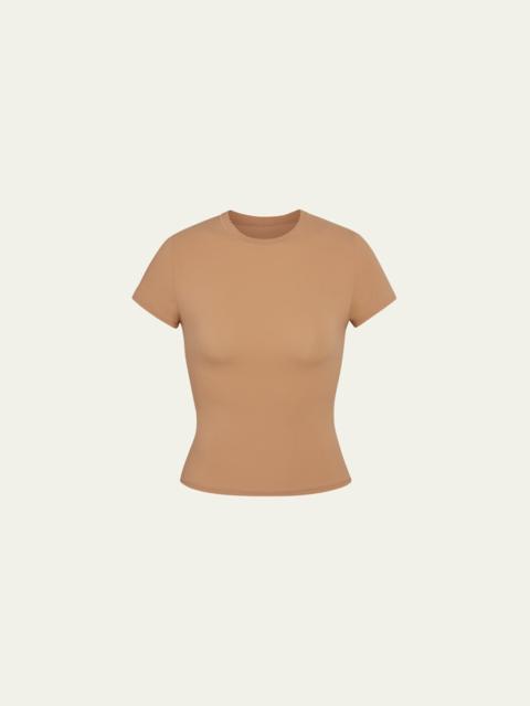 SKIMS Fits Everybody Short-Sleeve Crewneck T-Shirt