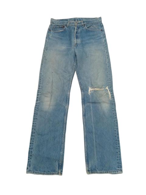 Vintage Levi's 501-0000 80s Denim Distressed Thrashed