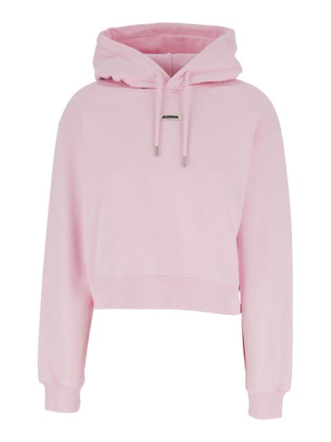JACQUEMUS Jacquemus Women Pink Hoodie With Fixed Hood In Cotton Woman