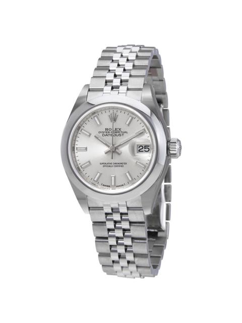 ROLEX Rolex Lady-Datejust Silver Dial Automatic Ladies Jubilee Watch 279160SSJ
