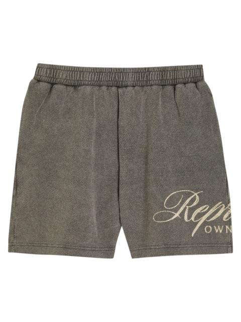 REPRESENT Represent Owners Club Script Cotton-mesh Shorts