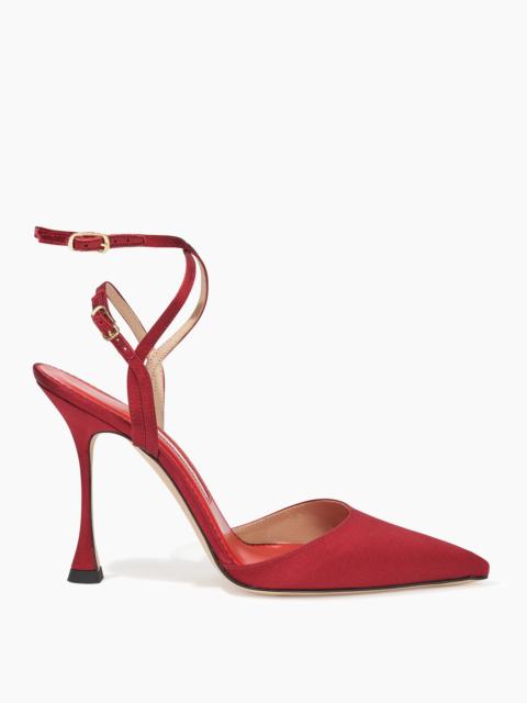 CAROLINA HERRERA Satin Strappy Pumps