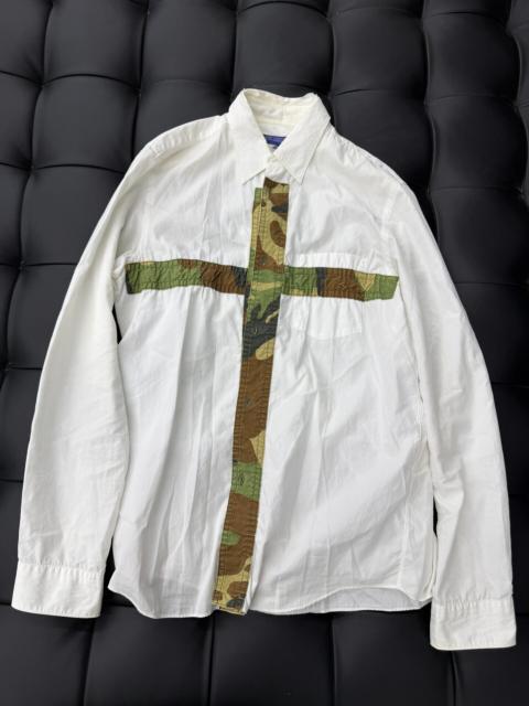Junya Watanabe MAN Junya Watanabe Fall 2006 men camo cross shirt
