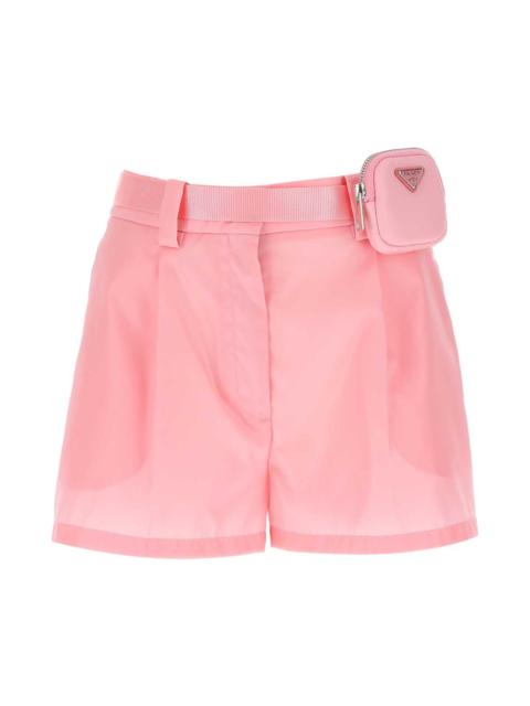 Pink Nylon Shorts