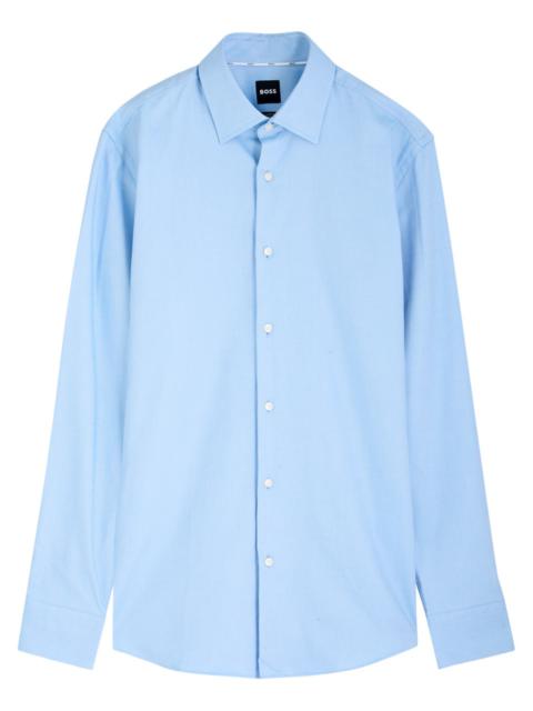 Boss Stretch-cotton Twill Shirt