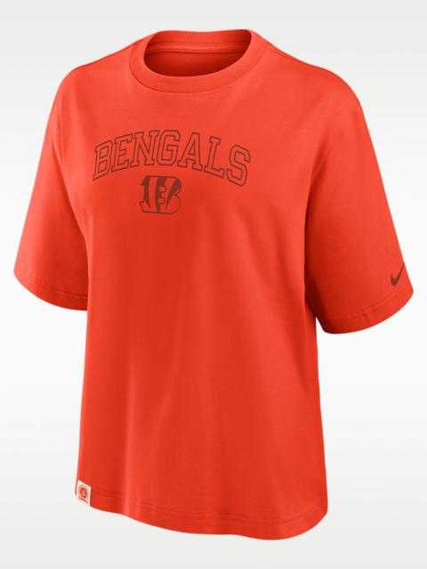 Nike Cincinnati Bengals Arch Boxy Women's Nike NFL T-Shirt