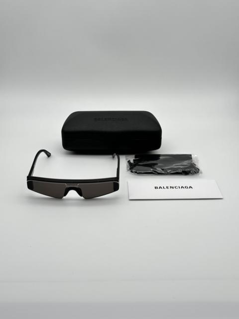 BALENCIAGA BRAND NEW BALENCIAGA BB0003S Extreme Black/Grey Unisex Sunglasses