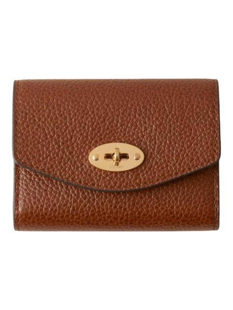 Mulberry Darley Concertina Wallet Oak Two-Tone Small Classic Grain