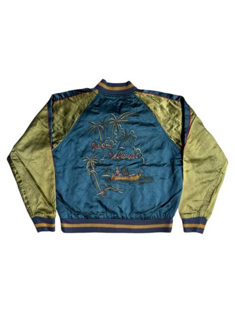 Other Designers Japanese Brand - VERY RARE VINTAGE JACKET SOUVENIR SUKAJAN CRAWLER GUAM