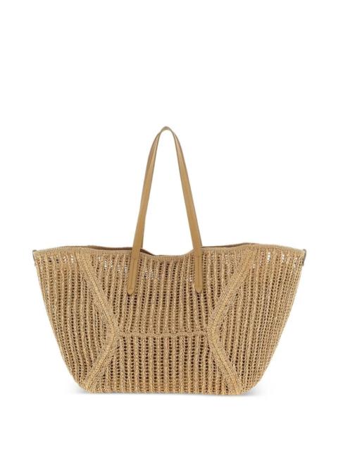 Brunello Cucinelli Trapeze Shopping Bag