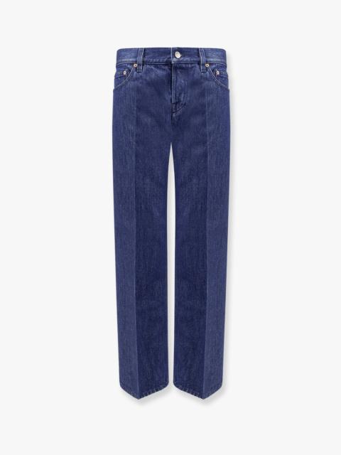 GUCCI Gucci Women Boyfriend Jeans With Gucci Rosso Ancora
