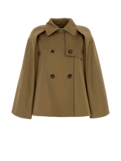 Loewe Loewe Women Camel Gabardine Cape