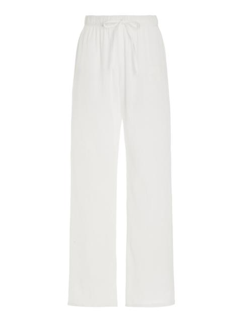ÉTERNE Exclusive Willow Cotton Pants ivory