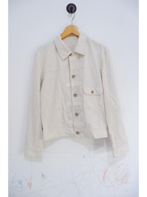 Other Designers Vintage Les Vis a Bois Type 1 Linen Trucker Jacket