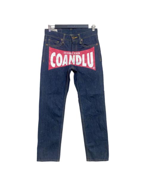 Vintage - Japanese Brand CO&LU Denim Spellout Banner Jeans