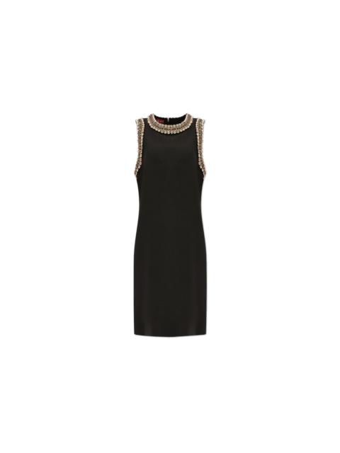 GUCCI GUCCI Black Silk Short Dress New & Authentic (Women's size:I