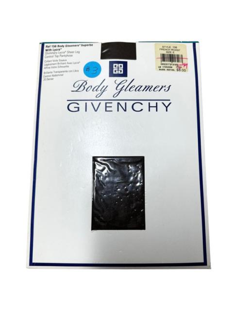 Givenchy VTG Givenchy Body Gleamers Control Top Panty Hose Sheer Leg Sandal Toe Black